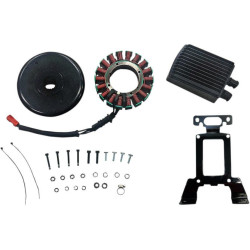 PartzBiz HD DS21121205 - Drag 54A ชุดระบบการชาร์จเอาต์พุตสูงพร้อมตัวควบคุมแรงดันไฟฟ้า Rotor Stator 11-16 | 2112-1205