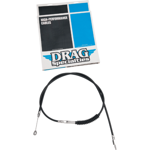 PartzBiz HD: 4418328-Drag 62” สายคลัตช์ไวนิลสีดำประสิทธิภาพสูง OE Rpl 38664-00 Harley 87-06