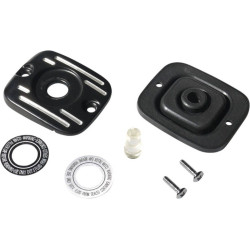 PartzBiz HD DS06110188 - Drag Black Front Brake Master Cylinder Cover with Gasket Harley Big Twin 05-17 PartzBiz HD DS06110188 - Drag Black Front Brake Master Cylinder Cover with Gasket Harley Big Twin 05-17
