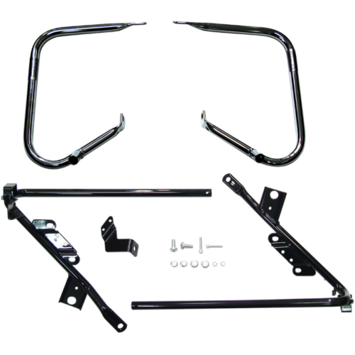 PartzBiz HD: 4418224-Drag Black Saddlebags Guards Support Kit OE Repl 4928209B Harley Touring 09-13 PartzBiz HD: 4418224-Drag Black Saddlebags Guards Support Kit OE Repl 4928209B Harley Touring 09-13