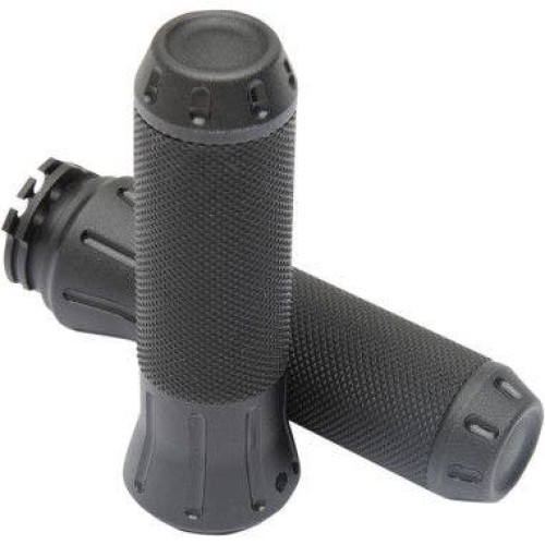 PartzBiz HD: 4418201-Drag Specialties หุ้มยาง Stealth Tone ปลอกแฮนด์สีดำ Harley Throttle by Wire | 0630-1614