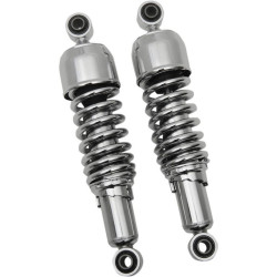 PartzBiz HD DS13101308 - Drag Chrome 11” โช้คอัพหลังทดแทนสำหรับ Harley FLH/T Touring 85-18 | 1310-1308
