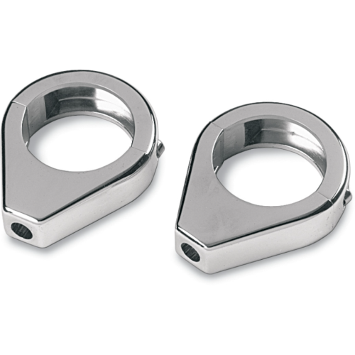 PartzBiz HD: 4418151-ลาก Chrome 41 มม. Smooth Fork Turn Signal Clamp Mounts Harley และเมตริกแบบกำหนดเอง PartzBiz HD: 4418151-ลาก Chrome 41 มม. Smooth Fork Turn Signal Clamp Mounts Harley และเมตริกแบบกำหนดเอง