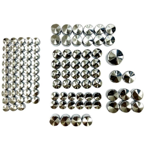 PartzBiz HD: 4418143-Drag Chrome Deluxe เครื่องยนต์ Transmission Bolt ฝาครอบ Harley M8 17-20