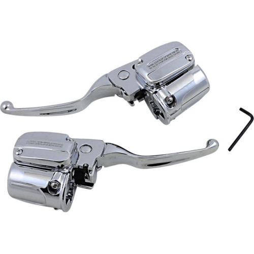 PartzBiz HD: 4418113-Drag Chrome แฮนด์ควบคุมคลัตช์เบรกไฮดรอลิก ABS Harley Road Glide 17-Up PartzBiz HD: 4418113-Drag Chrome แฮนด์ควบคุมคลัตช์เบรกไฮดรอลิก ABS Harley Road Glide 17-Up