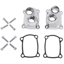 PartzBiz HD DS09401883 - Drag Chrome Lifter Cover Kit w/ Gaskets Repl OE 257008-90 Harley M8 17-Up