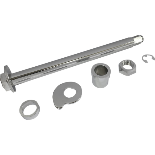 PartzBiz HD: 4418090-Drag Chrome Rear Axle Kit 0214-1965 Harley Touring FLH/T 02-07