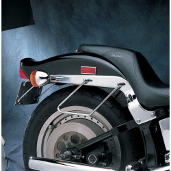 PartzBiz HD DSDS110847 - Drag Chrome Steel Saddlebag Support Brackets สองกลอน Harley 84-99 Softail | DS-110847 เปลี่ยน OEM 91790-84A PartzBiz HD DSDS110847 - Drag Chrome Steel Saddlebag Support Brackets สองกลอน Harley 84-99 Softail | DS-110847 เปลี่ยน OEM 91790-84A