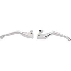 PartzBiz HD DS06100794 - Drag Chrome Wide Blade Clutch Hand Brake Levers Sportster XL 14-17 | 0610-0794 PartzBiz HD DS06100794 - Drag Chrome Wide Blade Clutch Hand Brake Levers Sportster XL 14-17 | 0610-0794