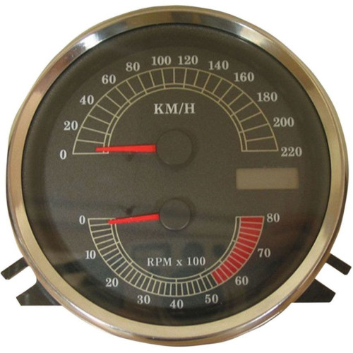 PartzBiz HD: 4418042-Drag Electronic Speedo & มาตรวัดรอบเครื่องยนต์ Combo KM/H Harley Softail FXDWG FLHR | 2210-0332 PartzBiz HD: 4418042-Drag Electronic Speedo & มาตรวัดรอบเครื่องยนต์ Combo KM/H Harley Softail FXDWG FLHR | 2210-0332