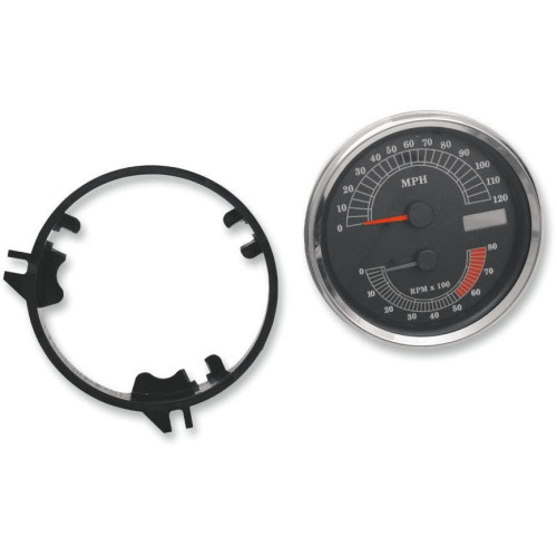 PartzBiz HD: 4418001-Drag อิเล็กทรอนิกส์ Speedo และ Tachometer Combo MPH Gauge Harley Softail FXDWG FLHR | 2210-0103