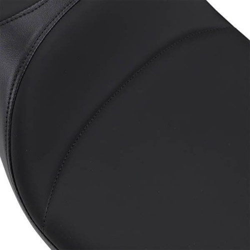 PartzBiz HD: 4418003-Drag Extended Reach 2-Up Predator Seat Black Mild Stitch Harley Touring 08-23 PartzBiz HD: 4418003-Drag Extended Reach 2-Up Predator Seat Black Mild Stitch Harley Touring 08-23