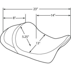PartzBiz HD DS08011253 - Drag EZ-On Predator ไปข้างหน้า Low Solo Seat Solar Reflection Diamond FLH/T 08-Up 0801-1253 08011253 Harley-Davidson Electra Glide Road Glide Road King Street Glide Tri Glide FLHT FLHR FLTR FLHX PartzBiz HD DS08011253 - Drag EZ-On Predator ไปข้างหน้า Low Solo Seat Solar Reflection Diamond FLH/T 08-Up 0801-1253 08011253 Harley-Davidson Electra Glide Road Glide Road King Street Glide Tri Glide FLHT FLHR FLTR FLHX