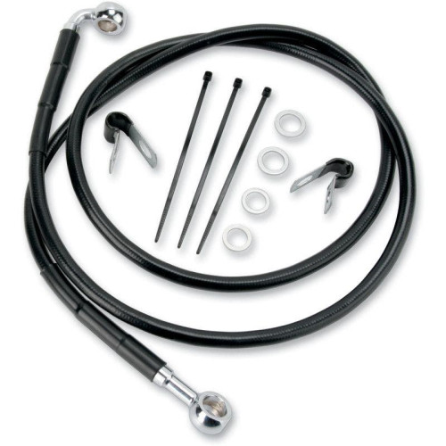 PartzBiz HD: 4417966-Drag Front Extended +2 สายเบรคไวนิลสีดำ Harley 84-98 FXST 93-05 FXDWG | 1741-2581 PartzBiz HD: 4417966-Drag Front Extended +2 สายเบรคไวนิลสีดำ Harley 84-98 FXST 93-05 FXDWG | 1741-2581