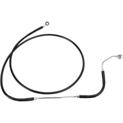 PartzBiz HD DS17412933 - ลากด้านหน้าขยาย +2 สีดำ VinylSteel สายเบรคสำหรับ Harley 09-13 FLH/TW/ ABS | 1741-2933 PartzBiz HD DS17412933 - ลากด้านหน้าขยาย +2 สีดำ VinylSteel สายเบรคสำหรับ Harley 09-13 FLH/TW/ ABS | 1741-2933