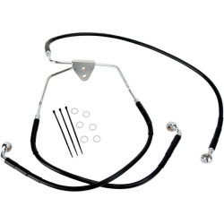 PartzBiz HD DS17412510 - ลากด้านหน้าขยาย +4 สายเบรคไวนิลสีดำสำหรับ Harley 08-13 FLH/T Non ABS | พ.ศ. 2284-2510 PartzBiz HD DS17412510 - ลากด้านหน้าขยาย +4 สายเบรคไวนิลสีดำสำหรับ Harley 08-13 FLH/T Non ABS | พ.ศ. 2284-2510