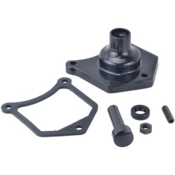 PartzBiz HD DS21100992 - Drag Specialties Black Aluminum Solenoid Cover Starter Button 91-17 Harley