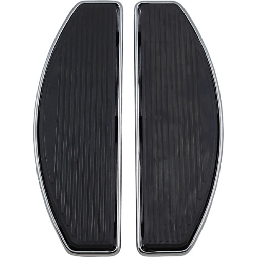 PartzBiz HD: 4417951-แผ่นพื้นคนขับ Drag Gloss Black Harley M8 Softail 18-Up