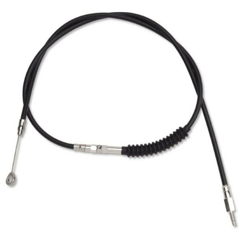 PartzBiz HD: 4417917-สายคลัตช์ไวนิล Drag High-Efficiency Black +6” Harley Sportster XL 86-13