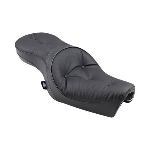 PartzBiz HD: 4417903-Drag Low-Profile Touring Pillow-Style Black Seat 4 Harley 06-22 XL Models | 0