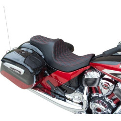 PartzBiz HD DS08102272 - Drag Predator III ตำแหน่งไปข้างหน้า 2 เบาะนั่ง Red Double Diamond Indian 14-Up PartzBiz HD DS08102272 - Drag Predator III ตำแหน่งไปข้างหน้า 2 เบาะนั่ง Red Double Diamond Indian 14-Up