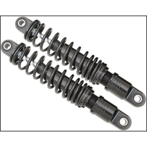 PartzBiz HD: 4417819-Drag Premium Ride-Height สีดำ 11” สปริงหลังแบบปรับได้ Dyna | 1310-1198