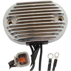 PartzBiz HD DS21121025 - Drag Premium Solid State Chrome Voltage Regulator Harley 01-06 Softail 74540-01 | 2112-1025