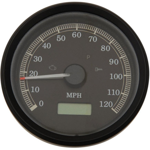 PartzBiz HD: 4417759-Drag Programmable 3 3/8 อิเล็กทรอนิกส์ MPH Speedometer Harley Sportster XL883 01-03 | 2210-0389