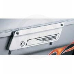 PartzBiz HD DS35010013 - ลากฝาครอบสลักSaddlebagแทรกBall Milled ChromeสำหรับHarley FLH/T 93-13 PartzBiz HD DS35010013 - ลากฝาครอบสลักSaddlebagแทรกBall Milled ChromeสำหรับHarley FLH/T 93-13
