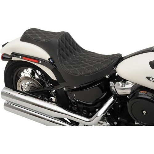 PartzBiz HD: 4417706-Drag Specialties 0802-1146 Silver Double Diamond Predator 3 ที่นั่ง 18-23 Harley FL Softail Heritage Classic Slim Deluxe Bike Saddleอัพเกรดเปลี่ยน PartzBiz HD: 4417706-Drag Specialties 0802-1146 Silver Double Diamond Predator 3 ที่นั่ง 18-23 Harley FL Softail Heritage Classic Slim Deluxe Bike Saddleอัพเกรดเปลี่ยน