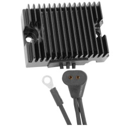 PartzBiz HD DS21120781 - Drag Specialties 2112-0781 Solid State Regulator Black Harley Big Twin 76-80
