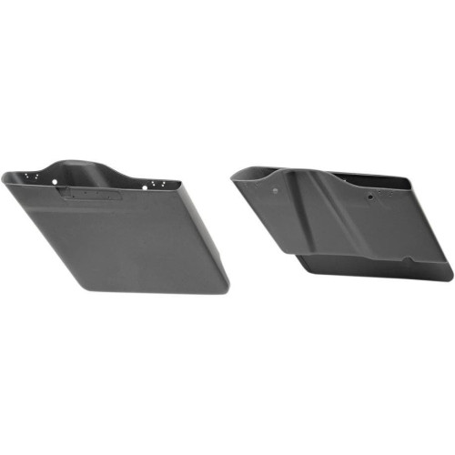 PartzBiz HD: 4417618-Drag Specialties 4" Stretched Extended Left Side OEM Saddlebag Harley 14-18