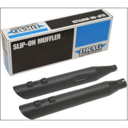 PartzBiz HD DS18011186 - Drag Specialties สีดำ 3.5” Slash Down Slip On Mufflers Exhaust Harley 17-19 1801-1186 2019 18011186 PartzBiz HD DS18011186 - Drag Specialties สีดำ 3.5” Slash Down Slip On Mufflers Exhaust Harley 17-19 1801-1186 2019 18011186