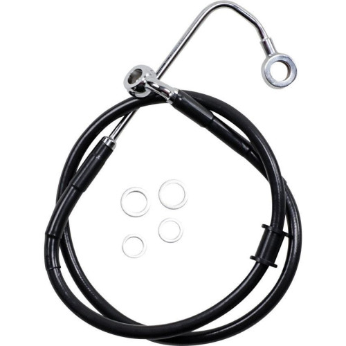 PartzBiz HD: 4417573-Drag Specialties Black Coated 30-3/4" Brake Line Harley Softail FLST FXSB 15-17 best new replacement PartzBiz HD: 4417573-Drag Specialties Black Coated 30-3/4" Brake Line Harley Softail FLST FXSB 15-17 best new replacement