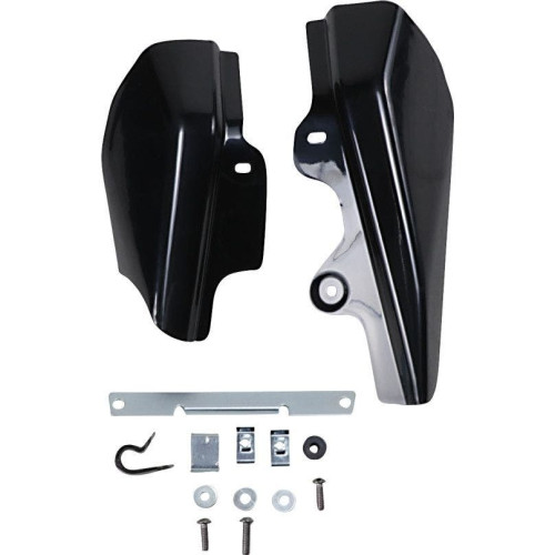 PartzBiz HD: 4417541-Drag Specialties ตัวเบี่ยงความร้อนเครื่องยนต์ติดเฟรมสีดำ 01-08 Harley Touring 58022-07A 0504-0323 PartzBiz HD: 4417541-Drag Specialties ตัวเบี่ยงความร้อนเครื่องยนต์ติดเฟรมสีดำ 01-08 Harley Touring 58022-07A 0504-0323