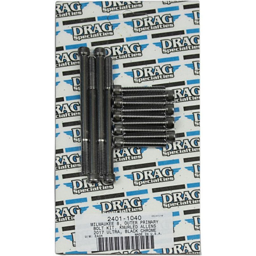 PartzBiz HD: 4417555-Drag Specialties Black Outer Primarty Bolt Replacement Kit Knurled Head 17-19 Harley Davidson Milwaukee Eight M8 M-Eight Touring Hardware Bolts Nuts Washers Engine Transmission PartzBiz HD: 4417555-Drag Specialties Black Outer Primarty Bolt Replacement Kit Knurled Head 17-19 Harley Davidson Milwaukee Eight M8 M-Eight Touring Hardware Bolts Nuts Washers Engine Transmission