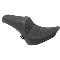 PartzBiz HD DS08021359 - Drag Specialties สีดำ Predator III Double Diamond 2-Up Seat Harley Softail FL FX 00-17 PartzBiz HD DS08021359 - Drag Specialties สีดำ Predator III Double Diamond 2-Up Seat Harley Softail FL FX 00-17