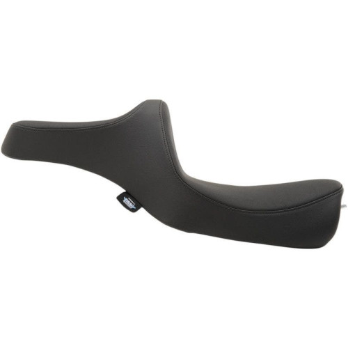 PartzBiz HD: 4417537-Drag Specialties 0802-1144 Black Smooth Predator 3 2-Up เบาะมอเตอร์ไซค์ 18-23 Harley-Davidson Softail Heritage Classic Slim Deluxe Bike Saddle อัพเกรดการเปลี่ยน
