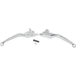 PartzBiz HD DS06100185 - Drag Chrome Wide Blade Clutch Hand Brake Levers 08-13 Harley Touring FLH/T | 0610-0185 PartzBiz HD DS06100185 - Drag Chrome Wide Blade Clutch Hand Brake Levers 08-13 Harley Touring FLH/T | 0610-0185
