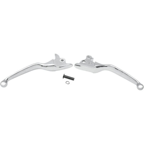 PartzBiz HD: 4417485-มือเบรคมือคลัทช์ Chrome Wide Blade 08-13 Harley Touring FLH/T | 0610-0185