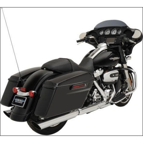 PartzBiz HD: 4417461-Drag Specialties Chrome 4 ” Slash Down Slip On Mufflers Exhaust Harley 17-19 1801-1189 2017- 2019 18011189 PartzBiz HD: 4417461-Drag Specialties Chrome 4 ” Slash Down Slip On Mufflers Exhaust Harley 17-19 1801-1189 2017- 2019 18011189