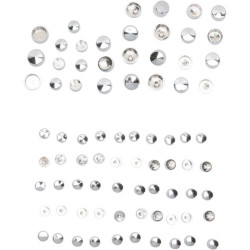 PartzBiz HD DS24010697 - Drag Specialties Chrome Engine Bolt Cover Kit For Harley-Davidson Twin Cam Models | 352118 PartzBiz HD DS24010697 - Drag Specialties Chrome Engine Bolt Cover Kit For Harley-Davidson Twin Cam Models | 352118