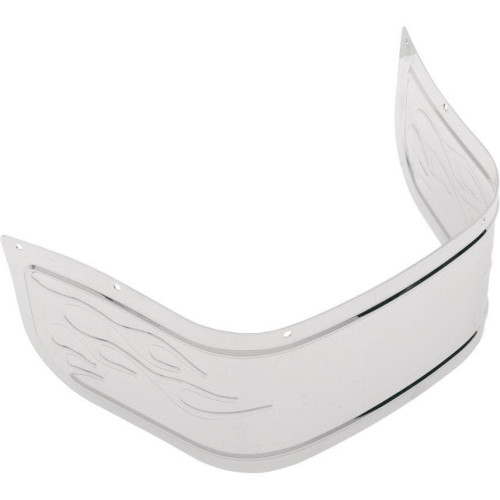 PartzBiz HD: 4417454-Drag Specialties Chrome Flame Front Fender Skirt for Harley 84-13 FLT; FLHT - 1405-0118 PartzBiz HD: 4417454-Drag Specialties Chrome Flame Front Fender Skirt for Harley 84-13 FLT; FLHT - 1405-0118