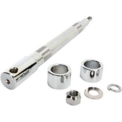 PartzBiz HD DS02140954 - Drag Specialties Chrome Front Axle Kit 00-06 Harley FXST Softail 0214-0954 PartzBiz HD DS02140954 - Drag Specialties Chrome Front Axle Kit 00-06 Harley FXST Softail 0214-0954
