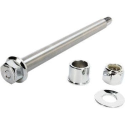 PartzBiz HD DS02140951 - Drag Specialties Chrome Front Axle Kit 00-06 Harley Springer Softail 0214-0951 PartzBiz HD DS02140951 - Drag Specialties Chrome Front Axle Kit 00-06 Harley Springer Softail 0214-0951