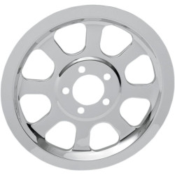 PartzBiz HD DS12010518 - Drag Specialties Chrome Outer Rear Pulley Insert 00-05 Harley Softail FLST/FXST 1201-0518 12010518 PartzBiz HD DS12010518 - Drag Specialties Chrome Outer Rear Pulley Insert 00-05 Harley Softail FLST/FXST 1201-0518 12010518