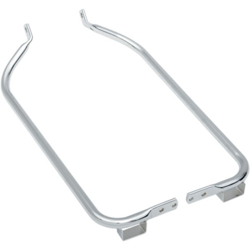 PartzBiz HD: 4417400-Drag Specialties Chrome Plated Saddlebag Support Brackets Harley FLHX FLTR 04-08 PartzBiz HD: 4417400-Drag Specialties Chrome Plated Saddlebag Support Brackets Harley FLHX FLTR 04-08