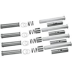PartzBiz HD DSDS193761 - Drag Specialties Chrome Pushrod Tubes Covers for Harley L79-84 Shovelheads DS193761 PartzBiz HD DSDS193761 - Drag Specialties Chrome Pushrod Tubes Covers for Harley L79-84 Shovelheads DS193761