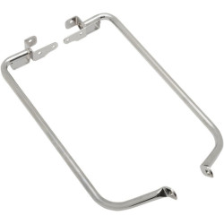 PartzBiz HD DS35011041 - Drag Specialties ขายึดกระเป๋าข้าง Chrome Harley FLHX/FLTRX | 3501-1041