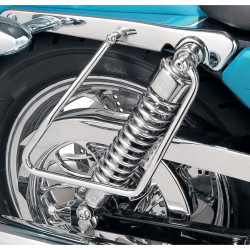 PartzBiz HD DS35010159 - Drag Specialties ขายึดกระเป๋าข้าง Chrome Rails Sportster XL 04-16 | 3501-0159